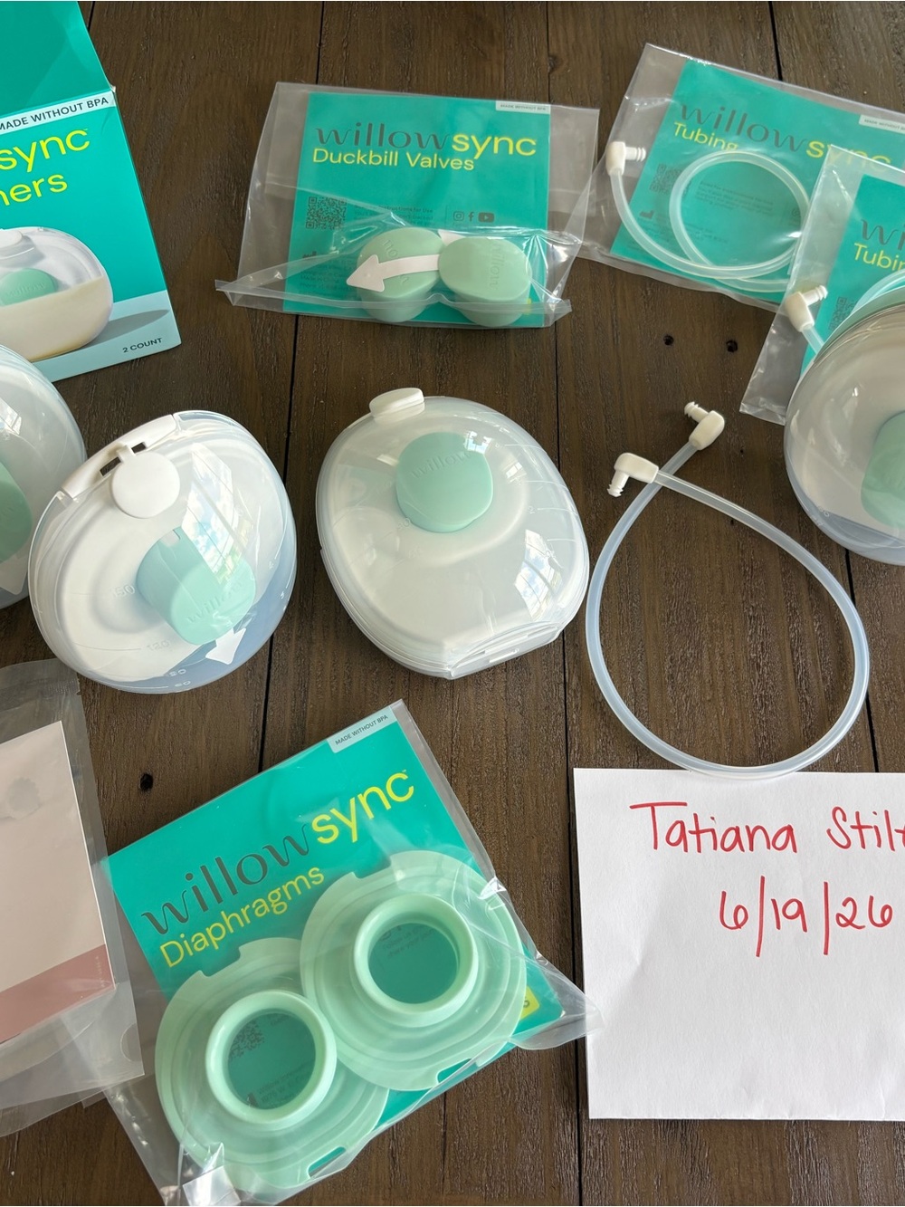 Willow Sync Accessories in Teal and White